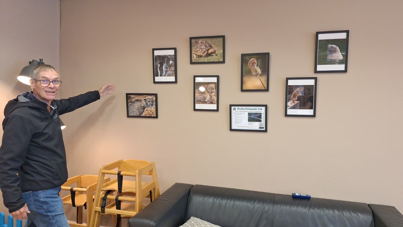 New display in Crumbs Coffee Shop